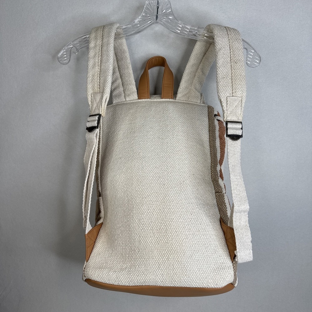 Universal Thread Earth Tone Canvas Backpack Casua… - image 3